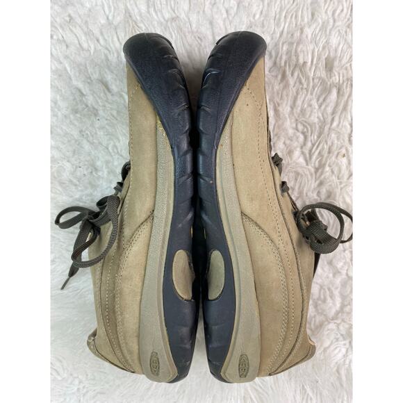 KEEN US 9 EU 39.5 Tan Nubuck Leather Lace Up Hiking Trail Shoes - Picture 8 of 10